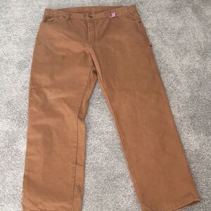 Dickies 38 x 32 Carpenter Work 5 pocket Clay Duck denim jeans mens Tough Max